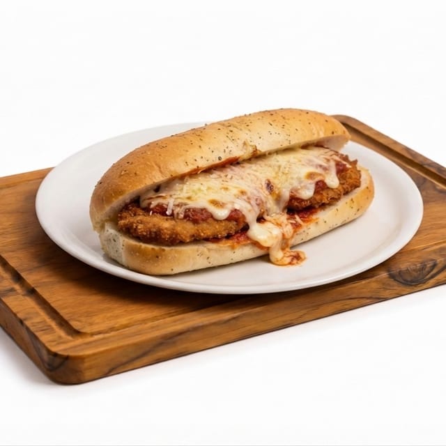 Chicken Parmigiana Roll.