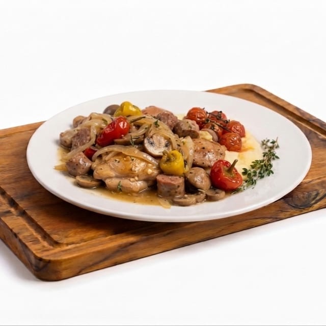 Chicken Scarpariello Lunch.