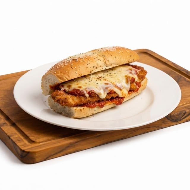 Chicken Parmigiana Hero.