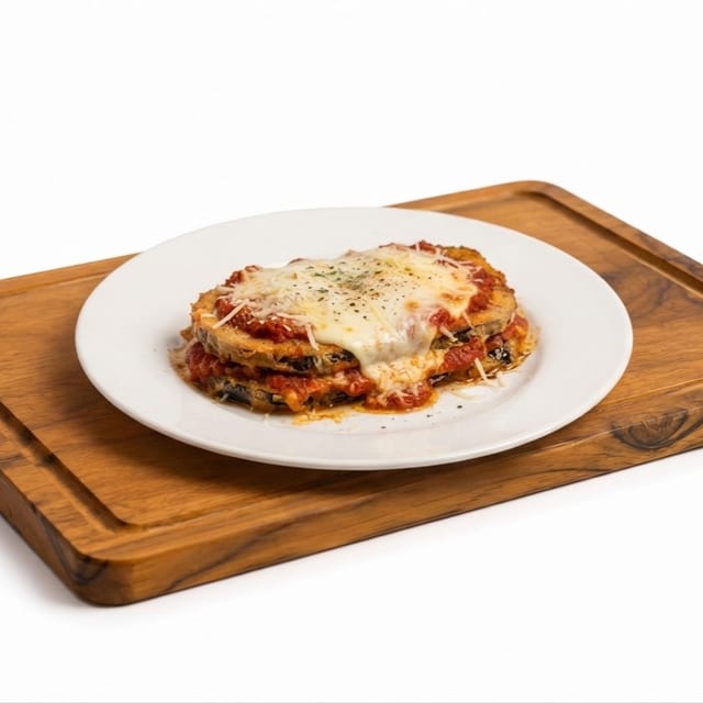 Eggplant Parmigiana.