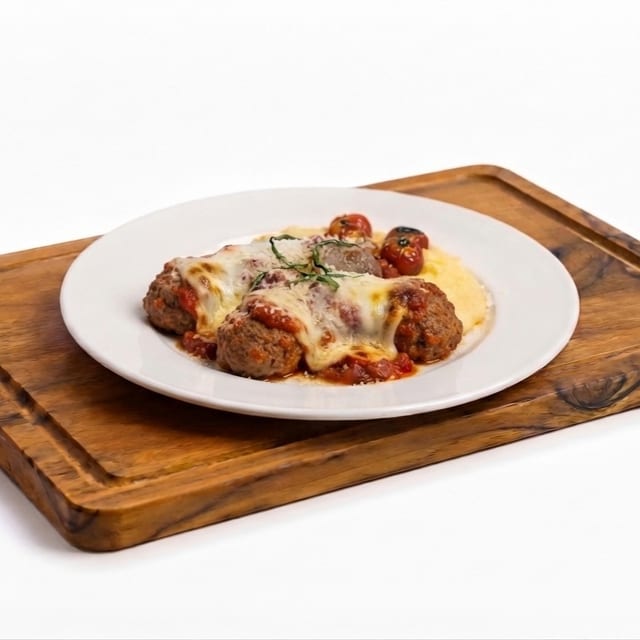 Meatball Parmigiana Lunch.