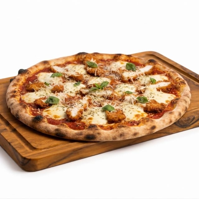 BBQ Chicken Pizza.
