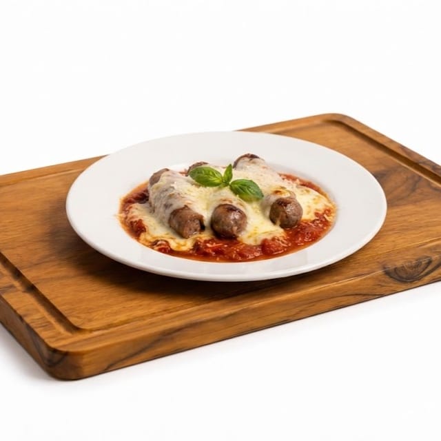 Sausage Parmigiana.