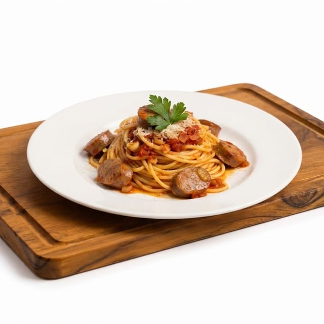 Pasta with Sausage.