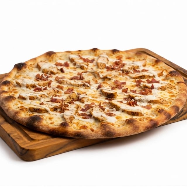 Chicken Bacon Ranch Pizza.