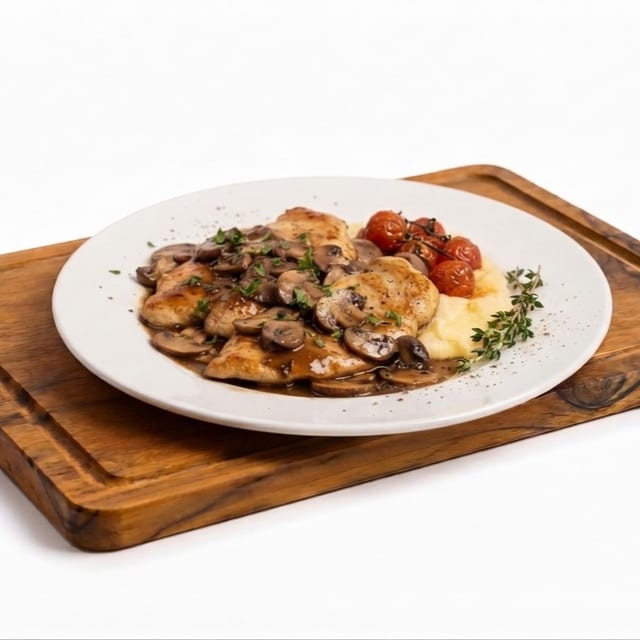 Chicken Marsala.