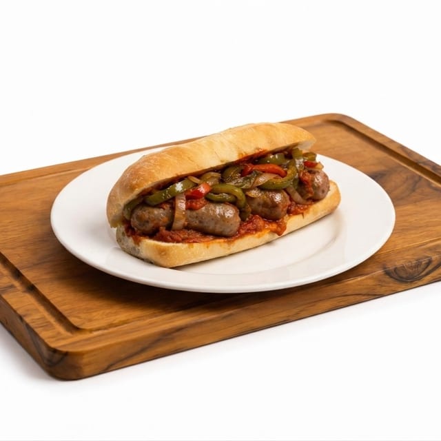 Sausage & Peppers Hero.
