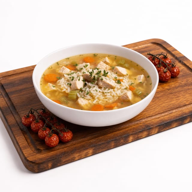 Chicken Rice Soup.